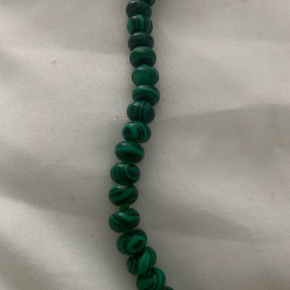 Marla Aaron Inspo Malachite Rondelle Strand w/ Hand Charm Zodiac Medallion NWT! - Picture 6 of 6